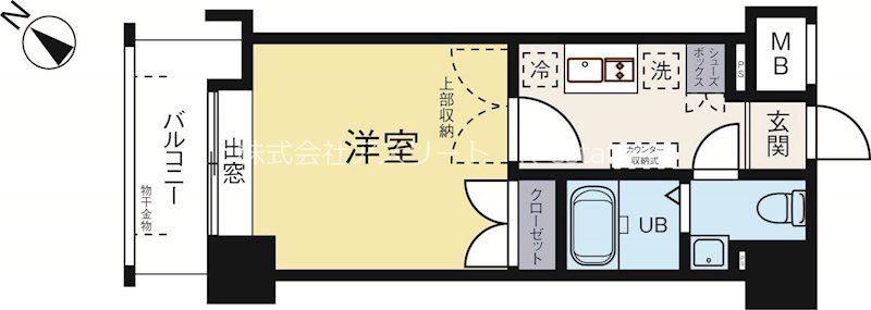 ダイナコートエスタディオ大濠公園 間取り図