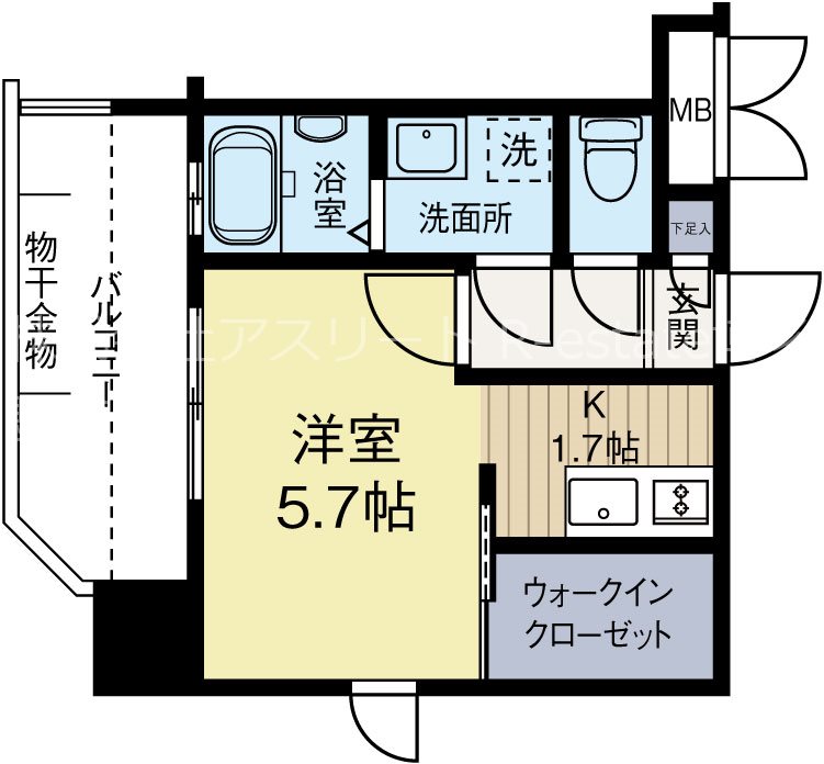 アルファシオリエンソ 1009号室 間取り