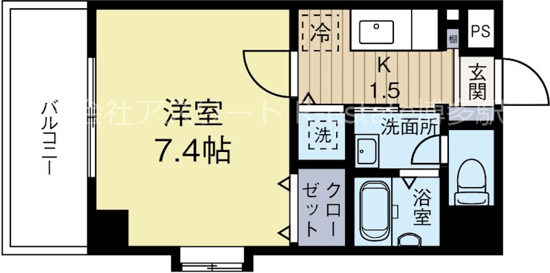 ウエストヴィレッジ西公園 間取り図