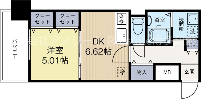 グラディート吉塚駅東 間取り図