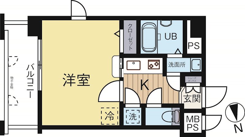 エンクレスト大手門2 間取り図