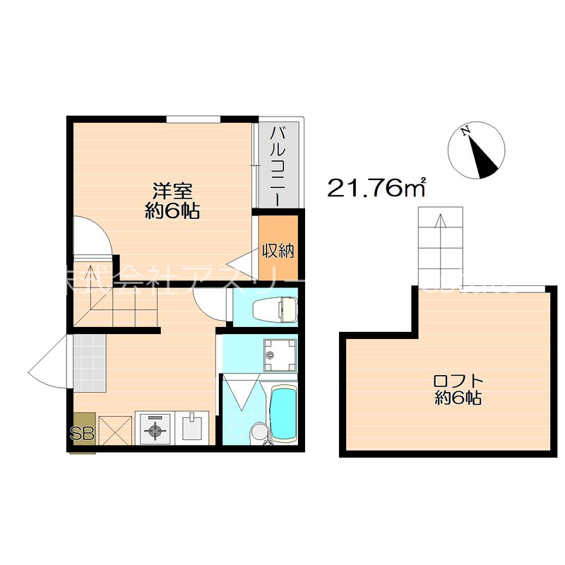 プリモアモーレ西公園 間取り図