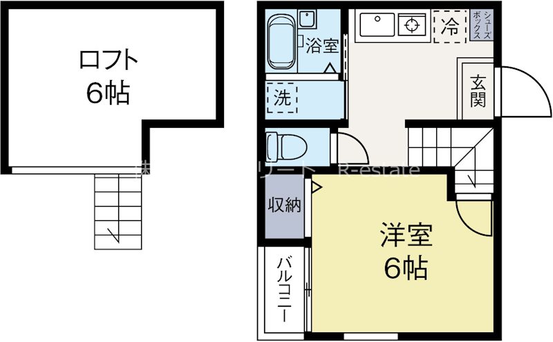 プリモアモーレ西公園 205号室 間取り