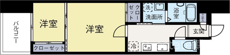 グランパーク県庁前 間取り図