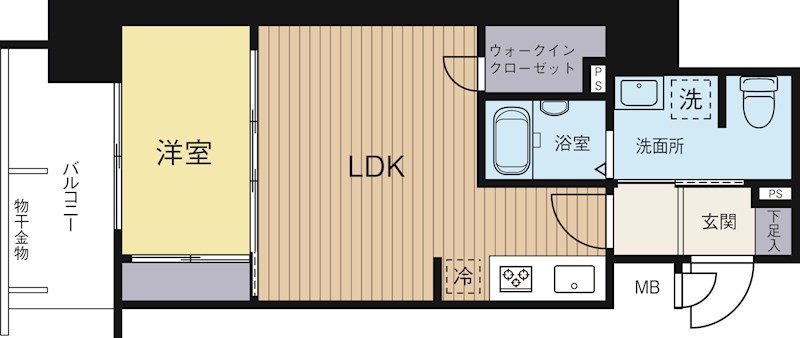 グランフォーレプライム博多 間取り図