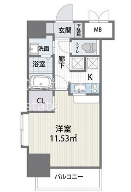 アルティザ博多駅南 間取り図