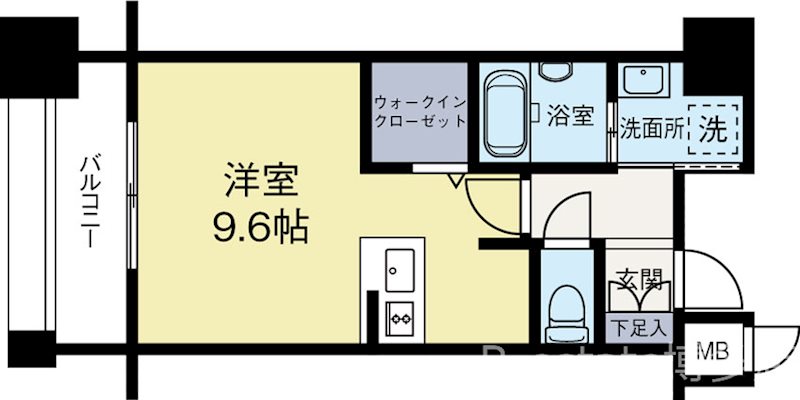 エンクレスト呉服町 513号室 間取り