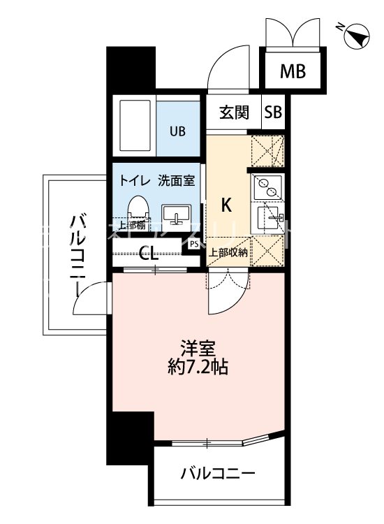 サヴォイオーサーズプレイス 間取り図