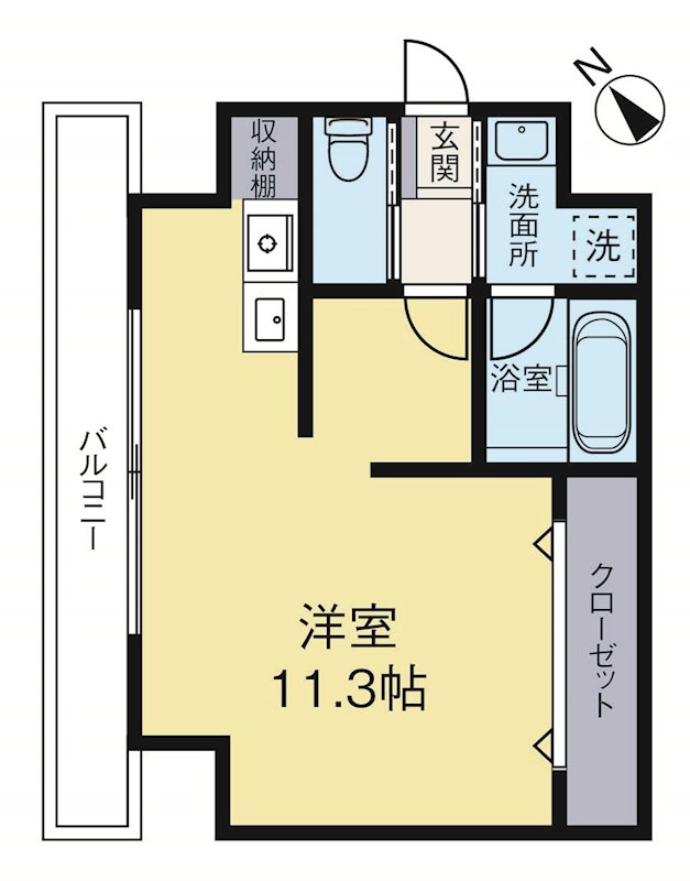 アクシス平尾1番館 163号室 間取り