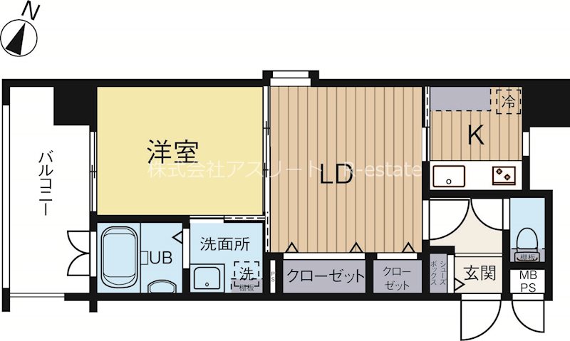 エンクレスト薬院2 間取り図