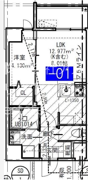 モダンパラッツォ博多PRECIOUS 間取り図