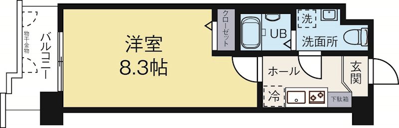 エンクレスト警固 間取り図