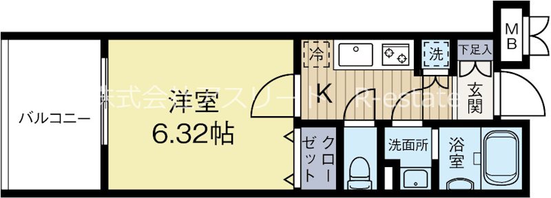 サヴォイラピエルサフィール 604号室 間取り