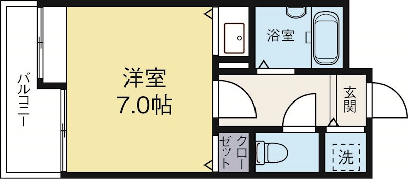 フォルムビストゥール博多 803号室 間取り