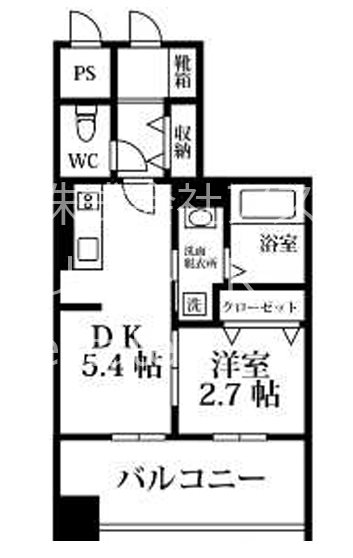 モダンパラッツォ大濠nord 間取り図