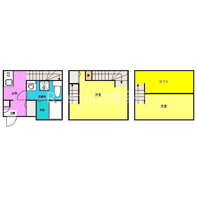 テラスヴィラ博多 間取り図