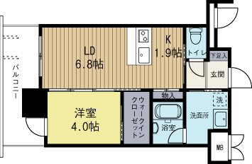 ラファセグランビア博多 間取り図