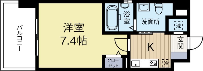 カーサエンペサール 1006号室 間取り