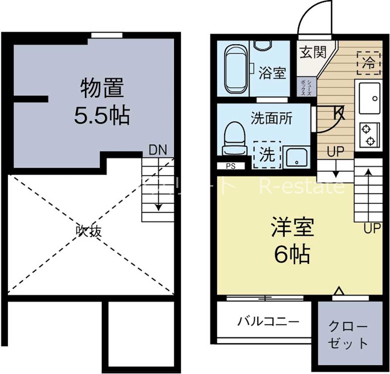 イマーク吉塚 203号室 間取り