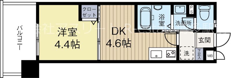 ブランオールA館 間取り図