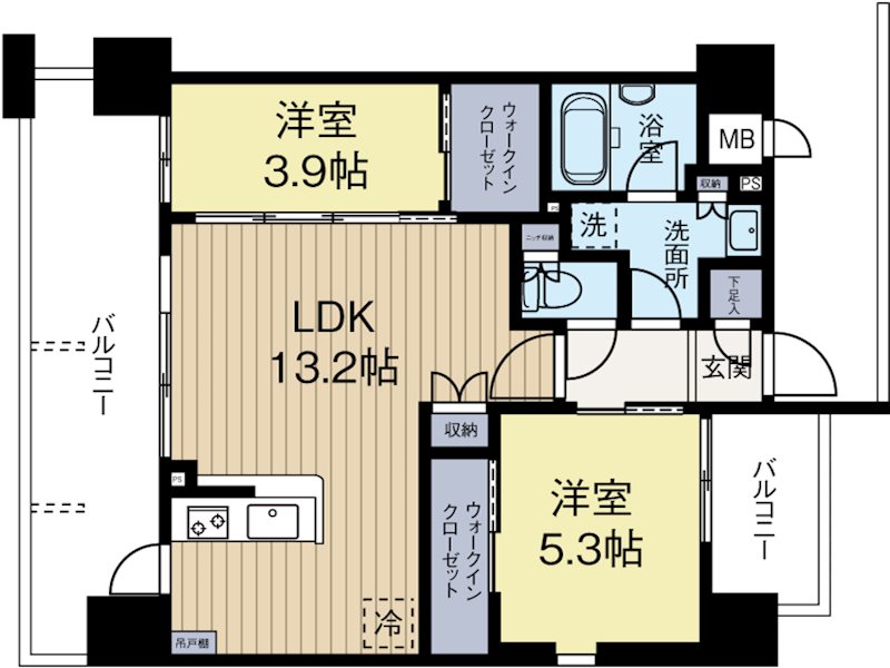 ネストピア博多グランドステージ2 間取り図