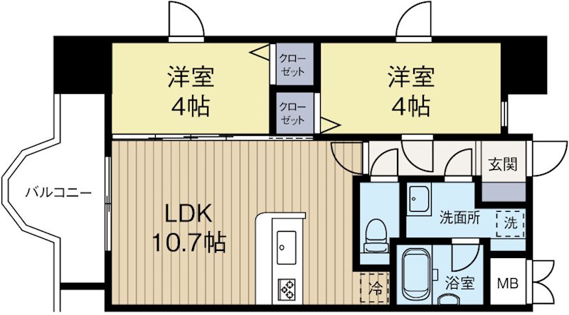 クリスタルリゾートタワー 間取り図