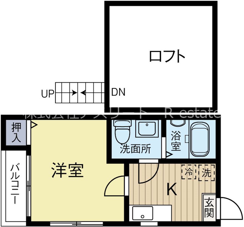 プライマリステージ吉塚 201号室 間取り