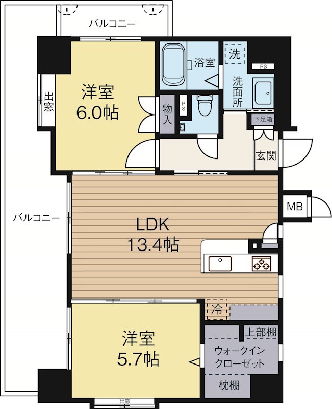 フォレスト薬院大通り 901号室 間取り
