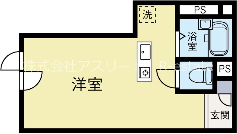 グローリーハイツ吉塚 704号室 間取り