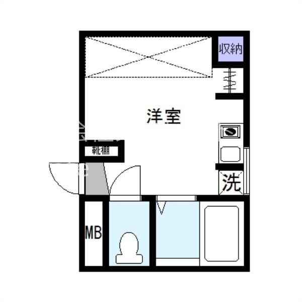 グローリーハイツ吉塚 503号室 間取り