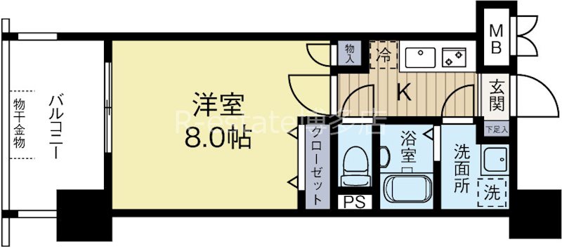 サヴォイラマリナドゥハカタ 506号室 間取り