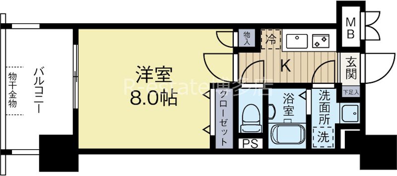 サヴォイラマリナドゥハカタ 805号室 間取り