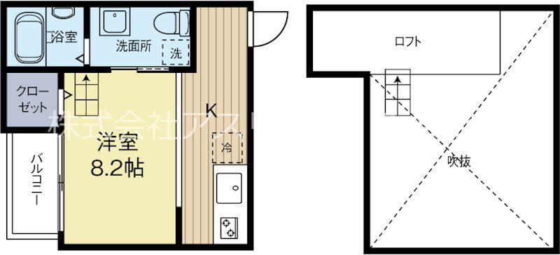 ドリームウッズ箱崎８ 間取り図