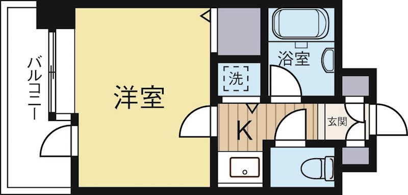 ライオンズマンション大手門第2 1106号室 間取り