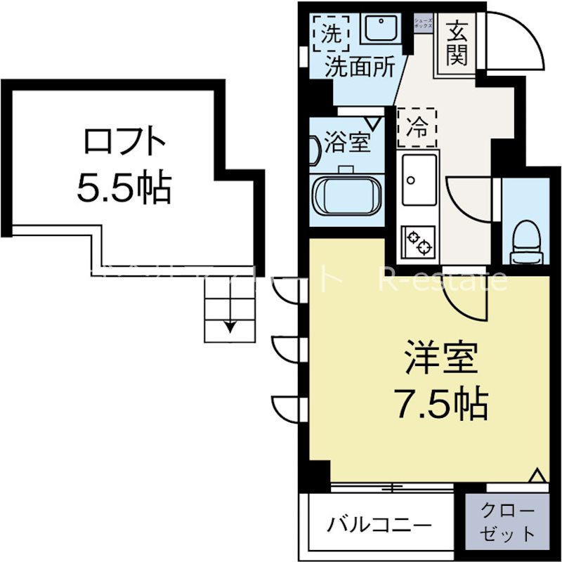 イルグラッツィア天神南2 302号室 間取り