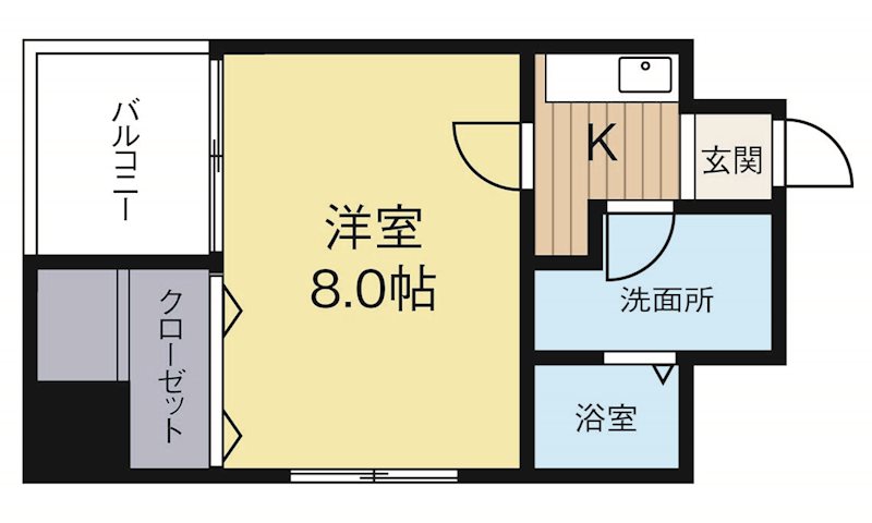 アイセレブ大博通り 701号室 間取り