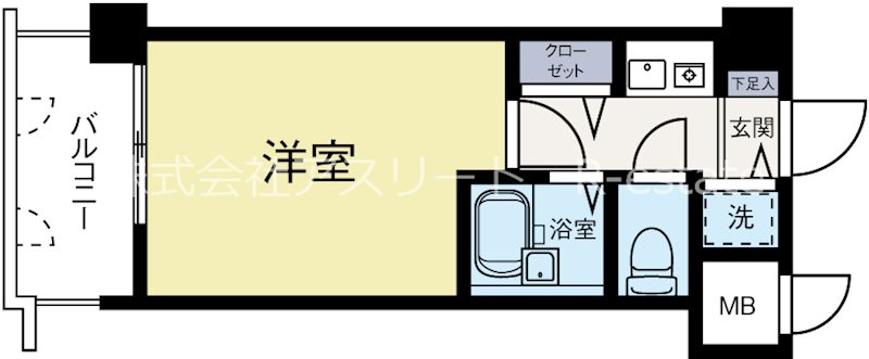 アーサーコート高宮 508号室 間取り