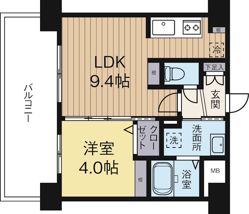 三島マンション博多駅東 間取り図