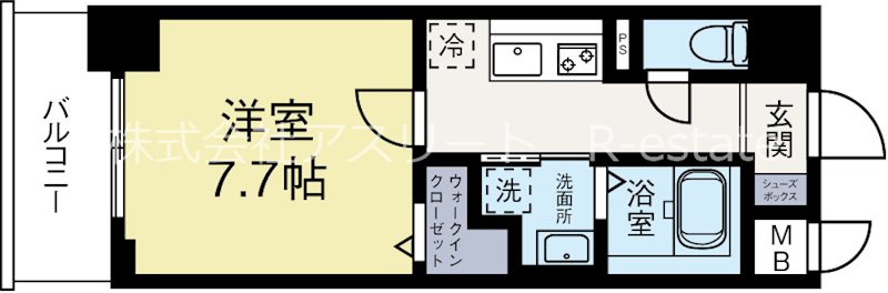 リューデサンテ 302号室 間取り