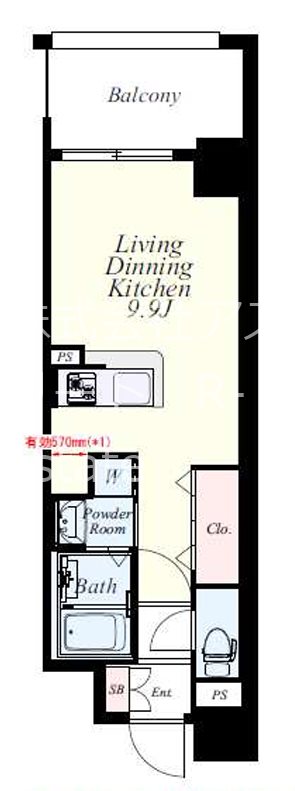 （仮称）奈良屋町新築マンション 501号室 間取り