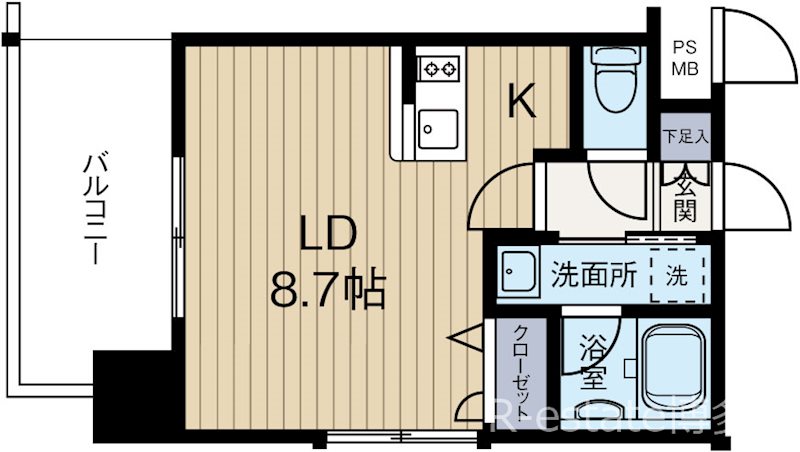 エンクレストNEO博多駅南 405号室 間取り