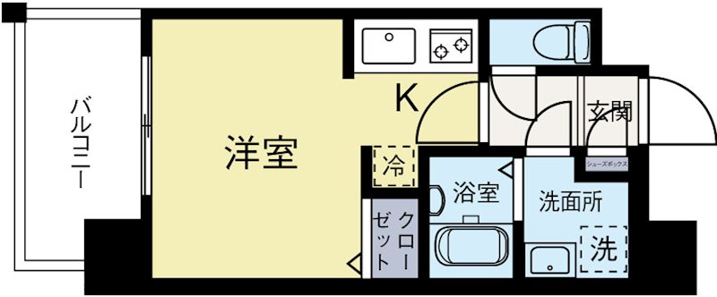 エンクレスト西公園３ 302号室 間取り