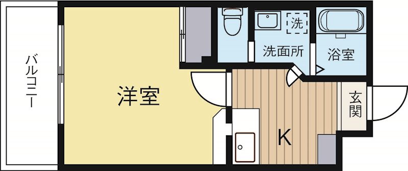 サヴォイマキシマイズ博多ステーション 611号室 間取り