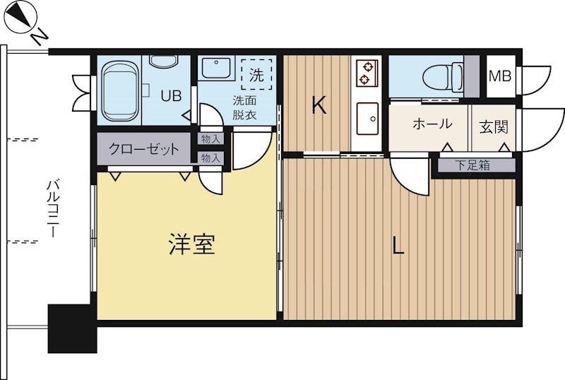 エンクレスト天神南3 902号室 間取り