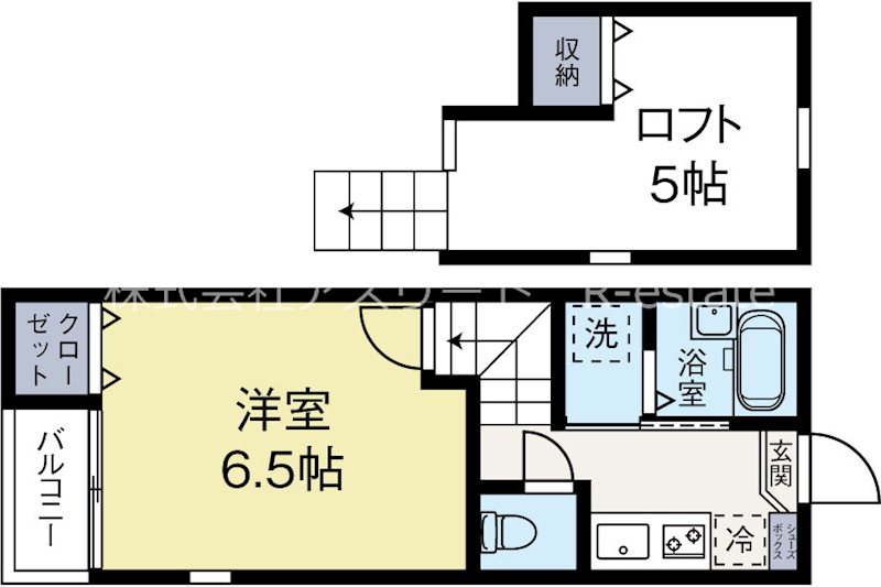プリモアモーレ西公園 201号室 間取り