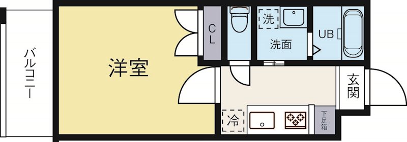 No.102CLUBORIENT 621号室 間取り
