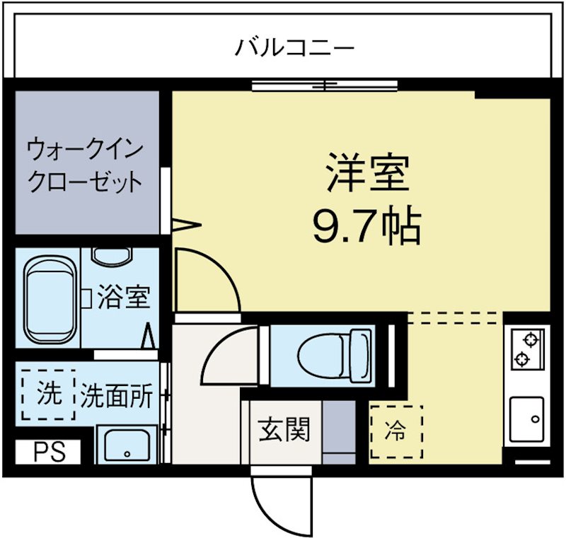 CASA白金 302号室 間取り