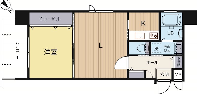 エンクレスト天神南3 間取り図