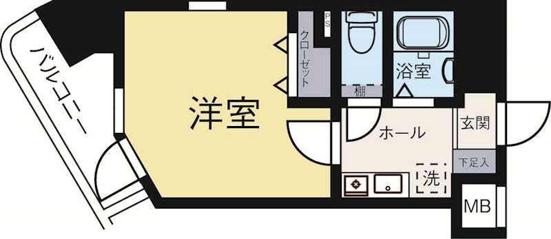 エンクレスト平尾 501号室 間取り