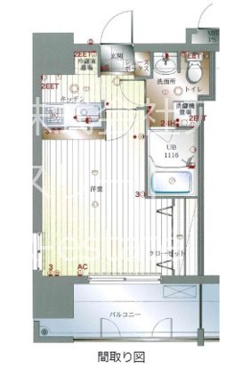 ラファセ箱崎 501号室 間取り